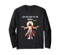 I am the Light of the World Jesus bible verse Long Sleeve T-Shirt