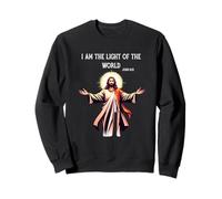 I am the Light of the World Jesus bible verse Sweatshirt