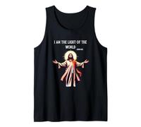 I am the Light of the World Jesus bible verse Tank Top