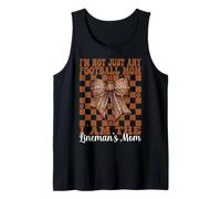 I Am The Lineman's Mom American Football Mom Mother's Day Tank Top