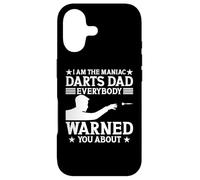 I am the maniac darts dad - Darts Father Dad Case for iPhone 17