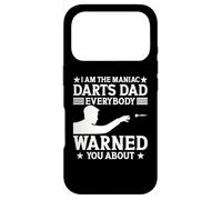 I am the maniac darts dad - Darts Father Dad Case for iPhone 17 Pro