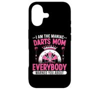 I am the maniac darts mom - Darts Mother Mom Case for iPhone 17