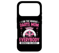 I am the maniac darts mom - Darts Mother Mom Case for iPhone 17 Pro