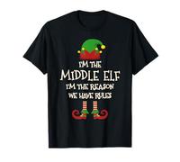 I Am The Middle ELF Matching Family Christmas T-Shirt