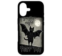 I Am The Night Fear Me Cute Black Cat Bat Punk Goth Grunge Case for iPhone 17