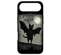I Am The Night Fear Me Cute Black Cat Bat Punk Goth Grunge Case for iPhone Air