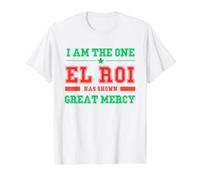 I Am the One El Roi has Shown Great Mercy - NSPPD Prayer Value Graphic T-Shirt, Men, White, M