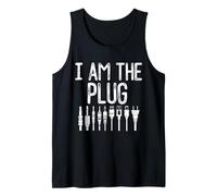 I Am The Plug Funny Dealer Trapping Electrical Outlet Types Tank Top