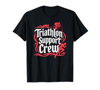 I Am The Proud Triathlon Support Crew Race Day Spectator T-Shirt