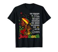 I Am the Queen Juneteenth Black Pride Melanin Power T-Shirt