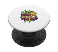I Am the Queen of Absolutely Everything Funny Cartoon popart PopSockets Adhesive PopGrip