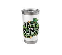 I Am The Redhead Funny Irish Pride Saint Patrick's Day Stainless Steel Insulated Tumbler
