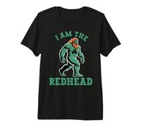 I Am The Redhead Ginger Bigfoot St Patricks Day Shamrock Premium T-Shirt
