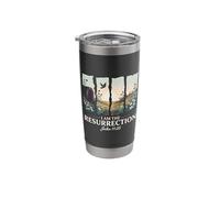 I Am The Resurrection John 11 25 Christian Easter Stainless Steel Insulated Tumbler