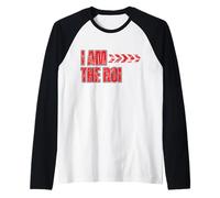 I Am The ROI My Asset is Me Invest in Self Raglan Baseball Tee
