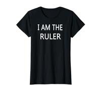 I Am The Ruler Value Graphic T-Shirt, Women, Black, M
