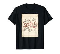 I Am The Secret Ingredient Recipe Card Baker Kitchen Humor T-Shirt
