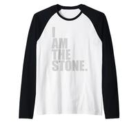 I Am The Stone David and Goliath Story Christian God Lover Raglan Baseball Tee