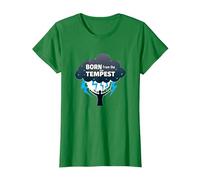 I Am The Storm: Born from The Tempest Inspirational Art T-Shirt, Women, Kelly Green, L