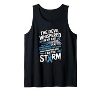 I Am The Storm Colon Cancer Awareness Tank Top