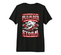 I AM THE Storm Funny Plumbers Plumbing Premium T-Shirt