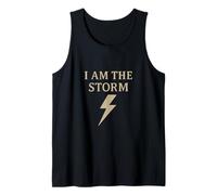 I Am the Storm Lightning Bolt Gym Power Graphic Tank Top