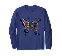 I Am The Storm Strong Woman Rainbow Butterfly Long Sleeve T-Shirt