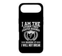 I Am The Storm They Prayed Against Nahum 17 Faith Scripture Case for iPhone Air