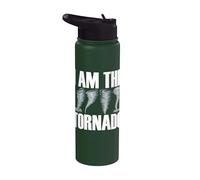 I Am The Storm Twister Tornado Hurricane Meteorologist Stainless Steel Insulated Water Bottle