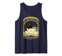 I Am The Tea You Will Be Having Cat Funny British Humor Tank Top