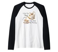 I Am The Tea You Will Be Having Funny Quote Sarcastic Raglan Baseball Tee