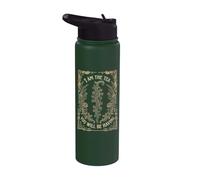 I Am The Tea You Will Be Having Vintage Botanical Serpent Stainless Steel Insulated Water Bottle