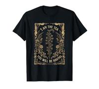 I Am The Tea You Will Be Having Vintage Botanical Serpent Value Graphic T-Shirt