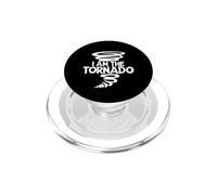 I Am The Tornado Funny Weather Storm Chaser Meteorologist PopSockets PopGrip for MagSafe