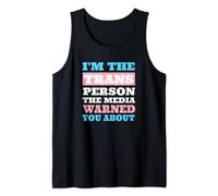 I am The Transgender Trans Pride Flag Subtle Pride Flag Tank Top