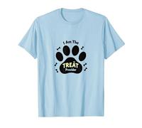 I Am The Treat Provider Paw Print Dog Lover T-Shirt, Men, Baby Blue, S