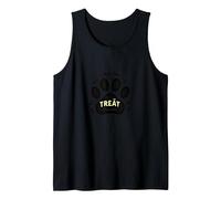 I Am The Treat Provider Paw Print Dog Lover Tank Top, Men, Black, S