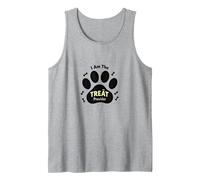 I Am The Treat Provider Paw Print Dog Lover Tank Top, Men, Heather Grey, S
