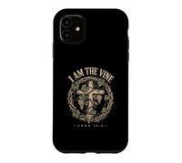 I Am The Vine John 15:5 Christian Faith Vintage Case for iPhone 11