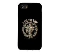 I Am The Vine John 15:5 Christian Faith Vintage Case for iPhone SE (2020) / 7/8