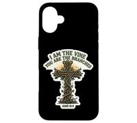 I Am The Vine You Are The Branches Christian Bible Verse God Case for iPhone 16 Plus