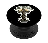 I Am The Vine You Are The Branches Christian Bible Verse God PopSockets Adhesive PopGrip