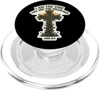 I Am The Vine You Are The Branches Christian Bible Verse God PopSockets PopGrip for MagSafe