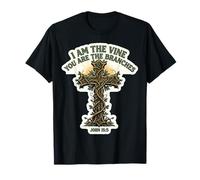 I Am The Vine You are The Branches Christian Bible Verse God T-Shirt