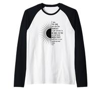 I Am The Vine You Are The Branches John 15:5 Raglan Baseball Tee