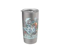 I Am The Warranty PC Builder IT Tech Circuit Stainless Steel Insulated Tumbler