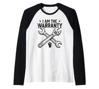 I Am The Warranty Raglan Baseball Tee