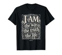 I Am the Way and the Truth and the Life John 14:6 Bible Value Graphic T-Shirt
