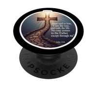 I Am The Way And The Truth And The Life John 14:6 Verse PopSockets Adhesive PopGrip